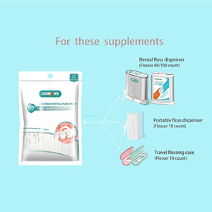 Dental Floss Picks of 320 Count Triple Clean Toothpicks Sticks,Work Smooth Perefct for Tight Teeth,Especially for Sweet Tooth,Helps Fight Dental Caries,Gum Health(3 Pack)