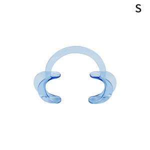 C-Shape Cheek Retractor Transparent Plastic Mouth Opener Lip Cheek Retractor Large/Medium/Small Dentist Spreader Orthodontic
