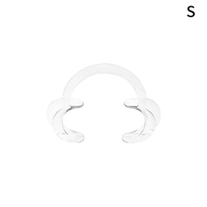 C-Shape Cheek Retractor Transparent Plastic Mouth Opener Lip Cheek Retractor Large/Medium/Small Dentist Spreader Orthodontic