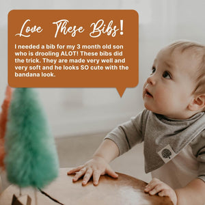 Parker Baby Bandana Drool Bibs 4 Pack Baby Bibs for Boys, Girls, Unisex