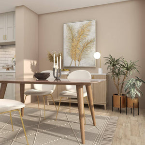 15 In., and 14 In. Medium Gold Metal Indoor Outdoor Planter with Removable Stand (2- Pack)