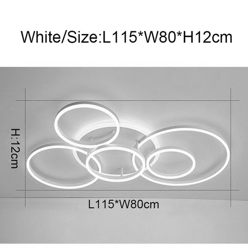 Round Ceiling Lamp in Living Room Modern Simple and Creative Personality