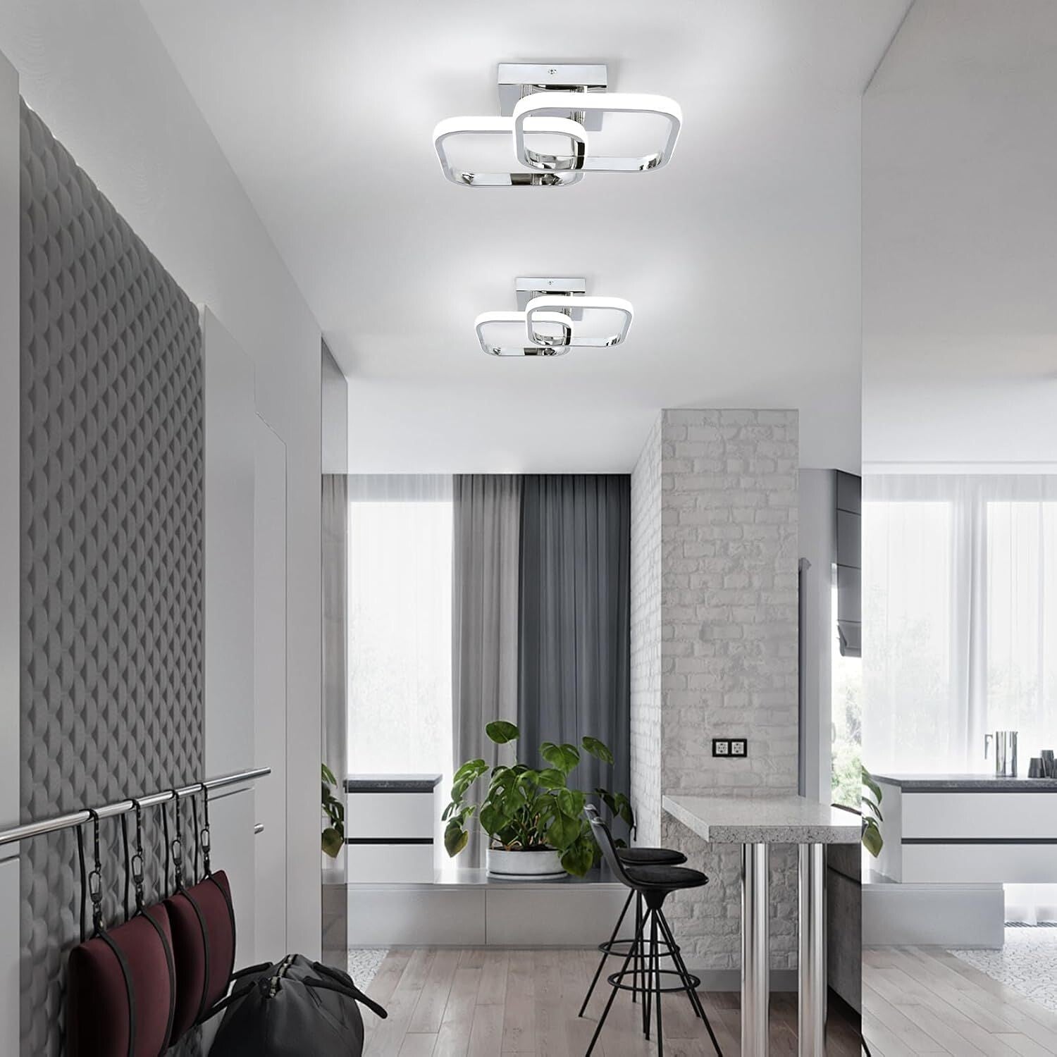 Lamparas De Techo LED Modernas Interior Para Cocina Sala Dormitorio Baño 6000K