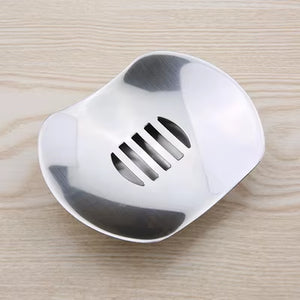 304 Stainless Steel Soap Dish, Shower Bar Soap Drain Holder Tray Countertop Sponge Holder for Bathroom, Hardware Accessories