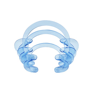 C-Shape Cheek Retractor Transparent Plastic Mouth Opener Lip Cheek Retractor Large/Medium/Small Dentist Spreader Orthodontic