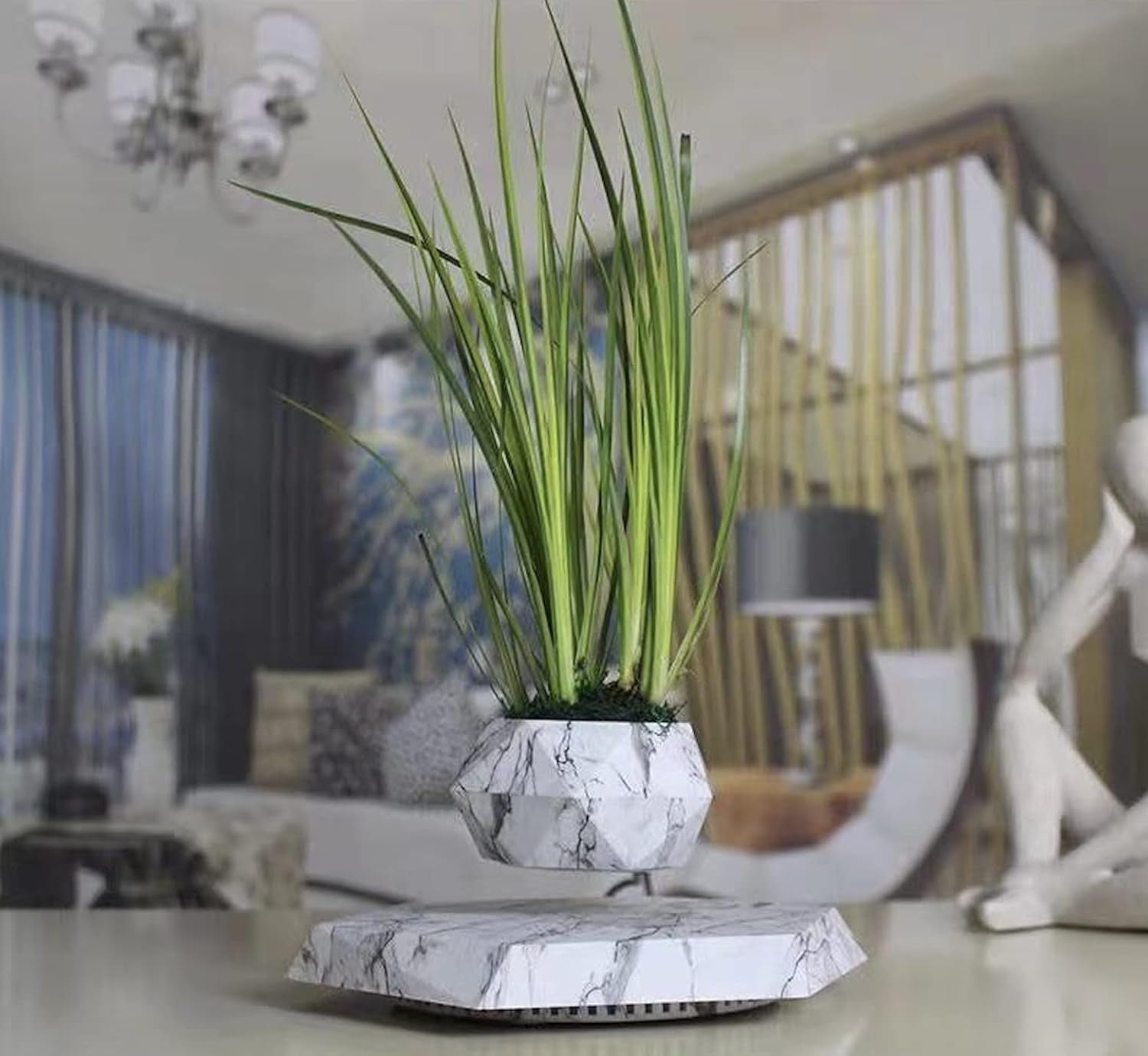 Floating Plant Pot Planter Suspension Air Bonsai Pot Flower Pot Levitating Plant