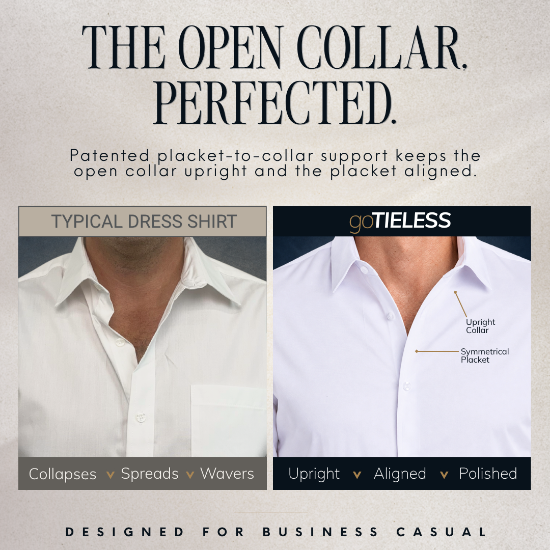 goTIELESS Ultimate Dress Shirt (Lavender)