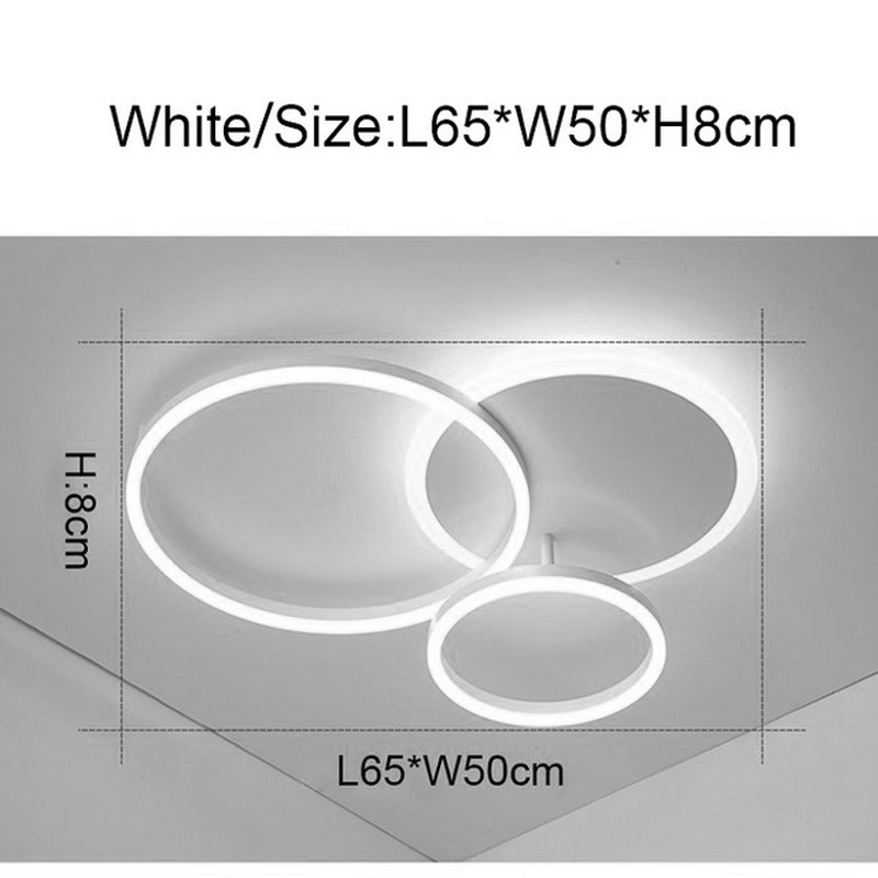 Round Ceiling Lamp in Living Room Modern Simple and Creative Personality
