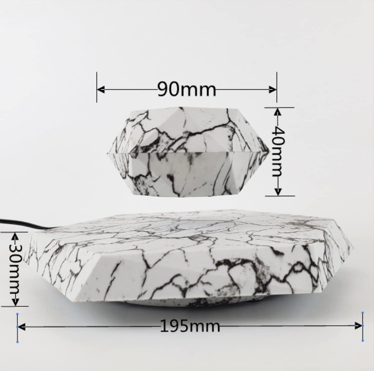 Floating Plant Pot Planter Suspension Air Bonsai Pot Flower Pot Levitating Plant